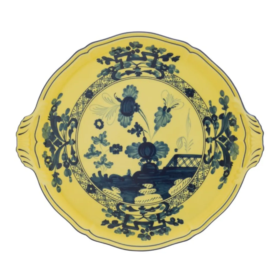 Oriente Italiano Round Cake Plate in Citrino