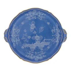 Oriente Italiano Round Cake Plate in Pervinca