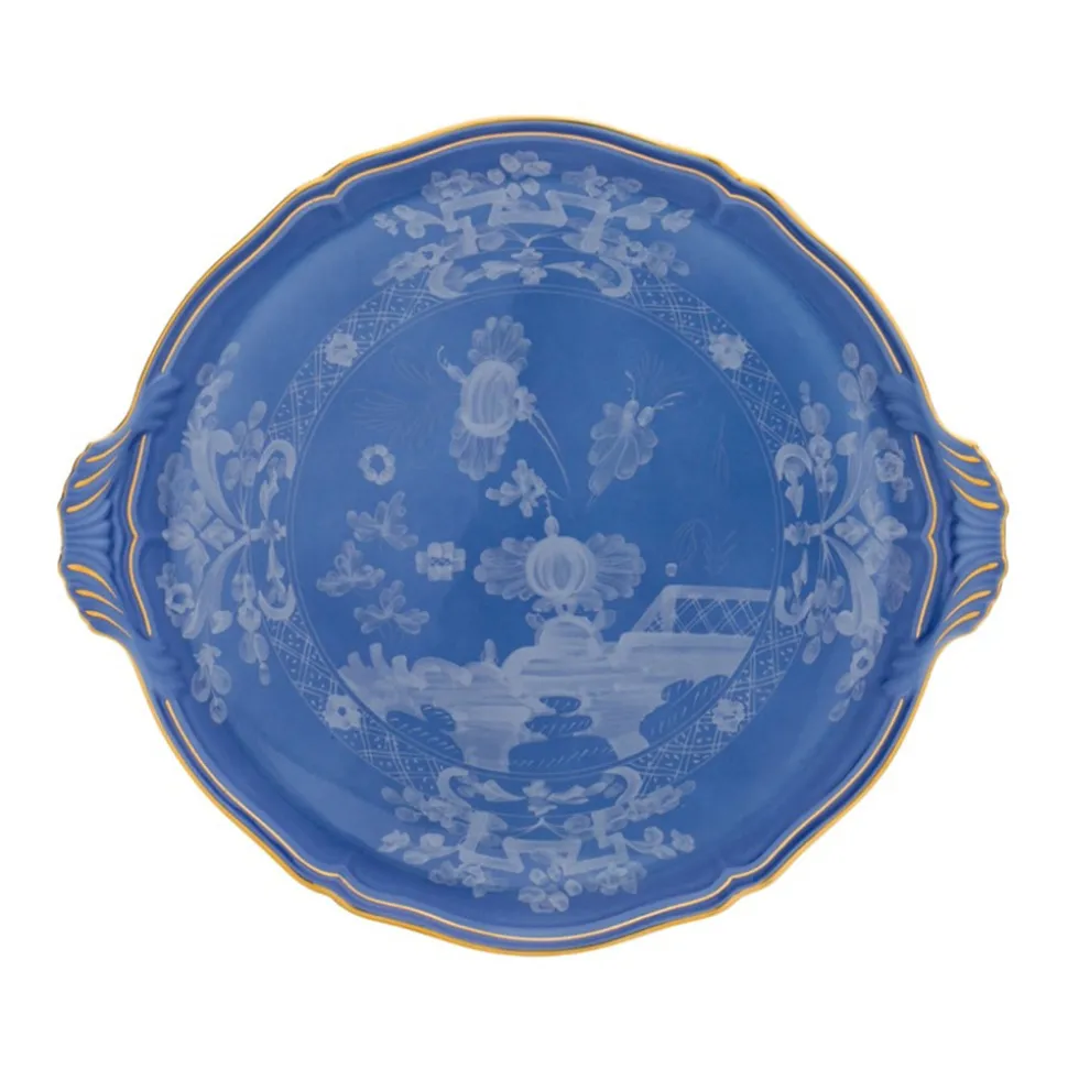 Oriente Italiano Round Cake Plate in Pervinca