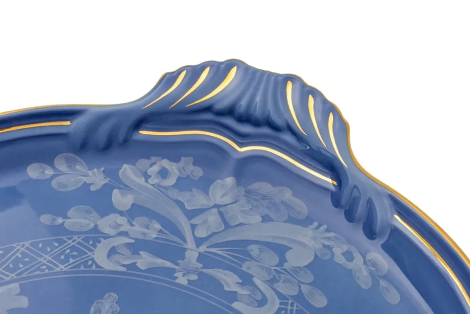 Oriente Italiano Round Cake Plate in Pervinca