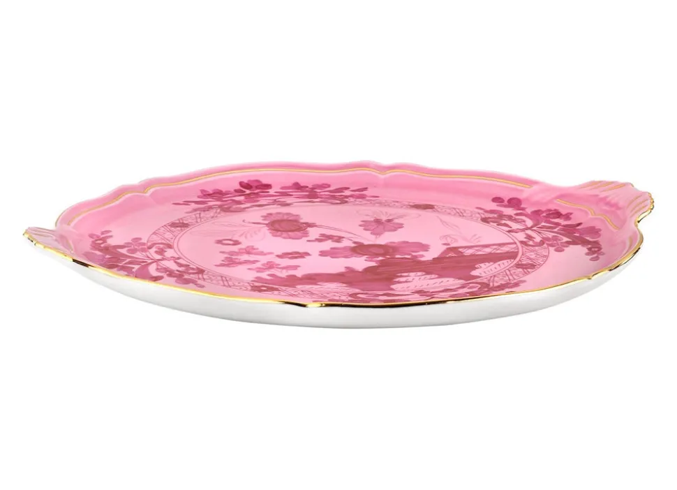 Oriente Italiano Round Cake Plate in Porpora