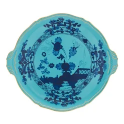 Oriente Italiano Round Cake Plate in Iris