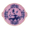 Oriente Italiano Round Cake Plate in Azalea