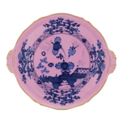 Oriente Italiano Round Cake Plate in Azalea