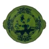 Oriente Italiano Round Cake Plate in Malachite