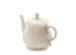Oriente Italiano Teapot With Cover For 6 in Meringa