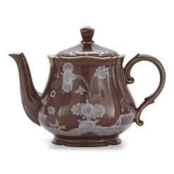Oriente Italiano Teapot With Cover For 6 in Castagna