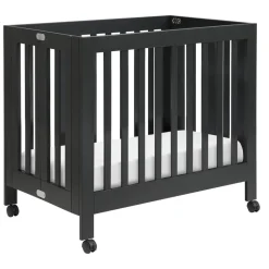 Origami Mini Crib in Black