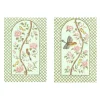 Original Chinoiserie Panels on Silk | Le Jardin De Elizabeth, Set of 2