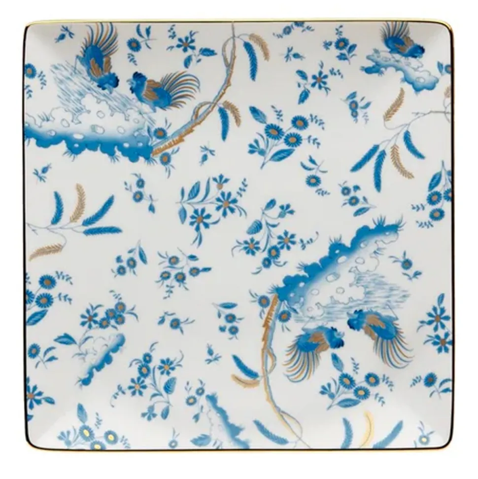 Oro Di Doccia Vide Poche Squared Plate