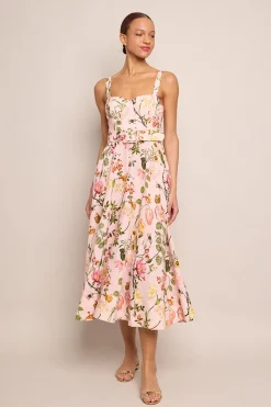 OTM Exclusive: Calypso Dress in Mauve Stems