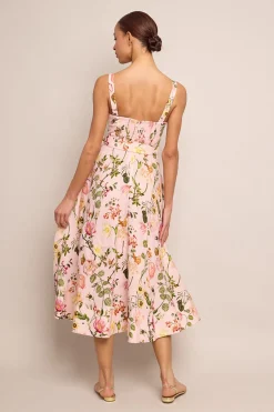 OTM Exclusive: Calypso Dress in Mauve Stems