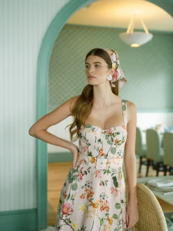 OTM Exclusive: Calypso Dress in Mauve Stems