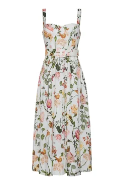 OTM Exclusive: Calypso Dress in White Stems