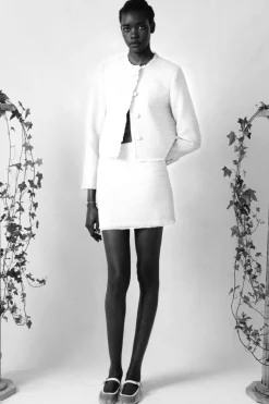 OTM Exclusive: Clara Blazer in Ivory Tweed