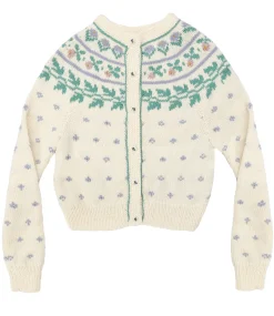 OTM Exclusive: Floral Fair Isle Cardigan