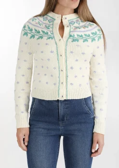 OTM Exclusive: Floral Fair Isle Cardigan