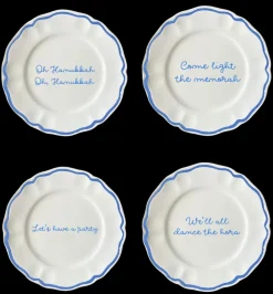 OTM Exclusive: Hanukkah Plates, Set of 4