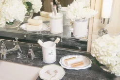 OTM Exclusive: Les Bleuets Tumbler & Vintage Petite Plate, Set of 2