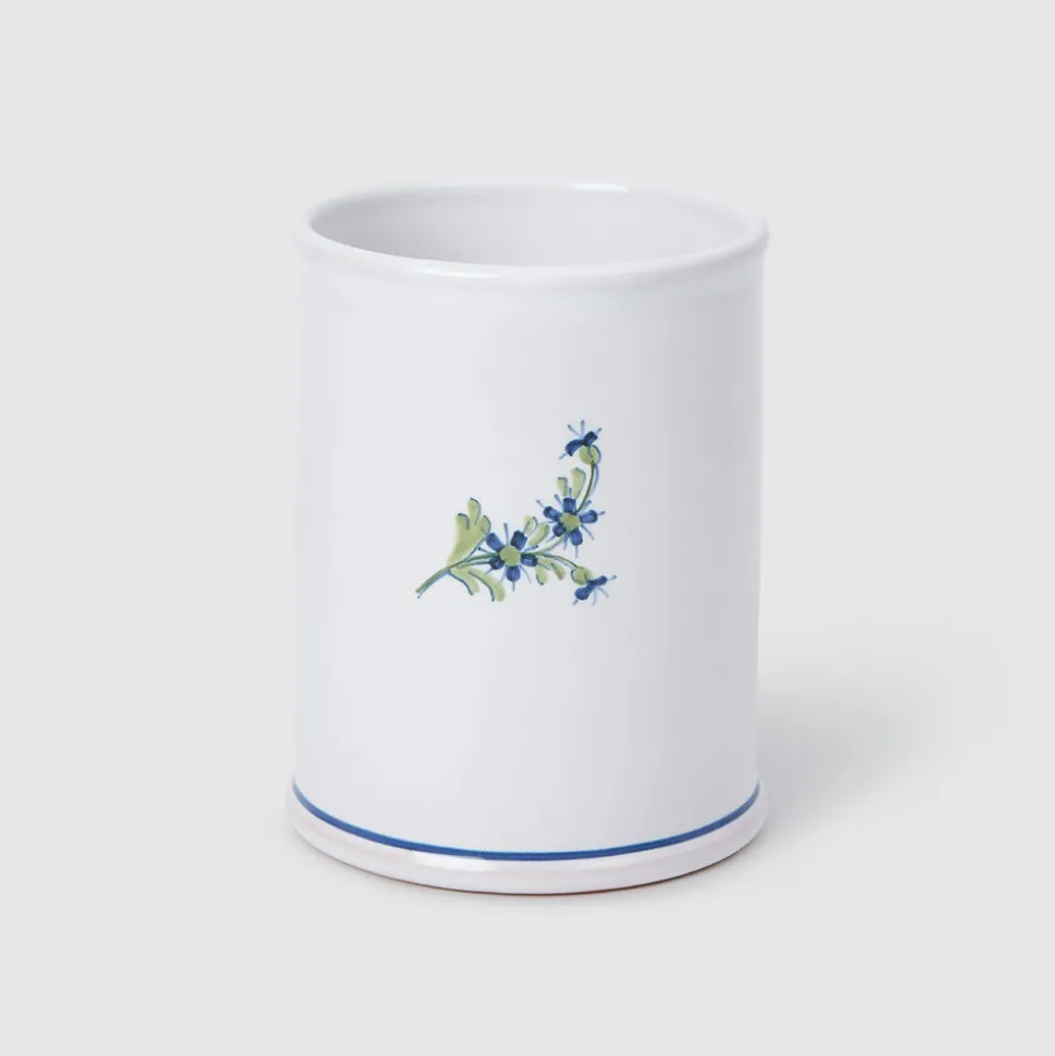 OTM Exclusive: Les Bleuets Tumbler & Vintage Petite Plate, Set of 2