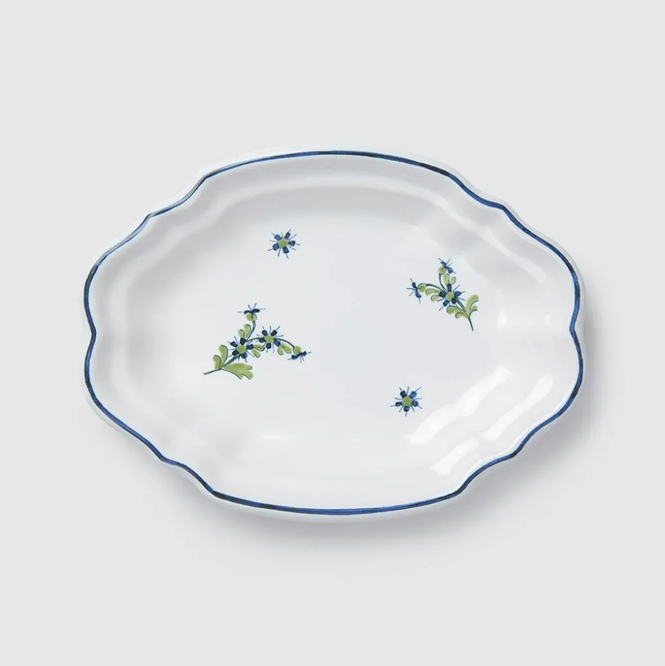 OTM Exclusive: Les Bleuets Tumbler & Vintage Petite Plate, Set of 2