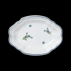 OTM Exclusive: Les Bleuets Vintage Petite Plate in Blue and Green