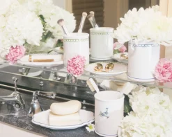 OTM Exclusive: Les Bleuets Vintage Petite Plate in Blue and Green