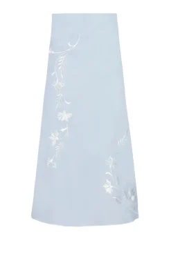 OTM Exclusive: Lily Skirt in Baby Blue & Ivory