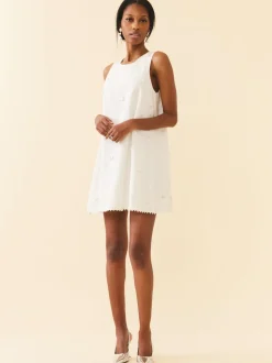 OTM Exclusive: Mattie Dress in Pearly White