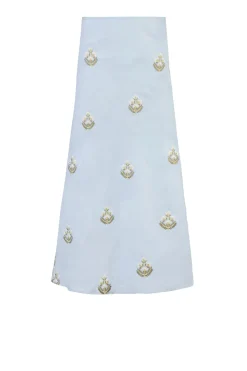 OTM Exclusive: Mina Skirt in Baby Blue & Ivory