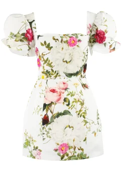 OTM Exclusive: Mini Dress in White Floral