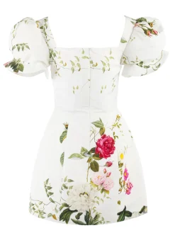 OTM Exclusive: Mini Dress in White Floral