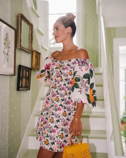 OTM Exclusive: Off-The-Shoulder Corset Mini Dress