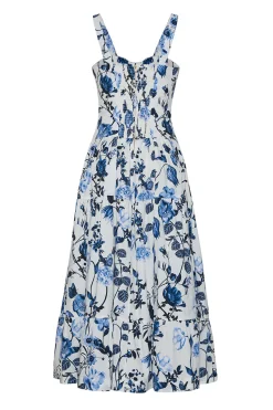 OTM Exclusive: Santiago Dress in Blue Stems