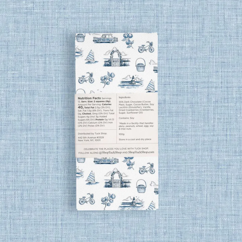 OTM Exclusive: Set of Personalized Nantucket Cranberry Chocolate Bars