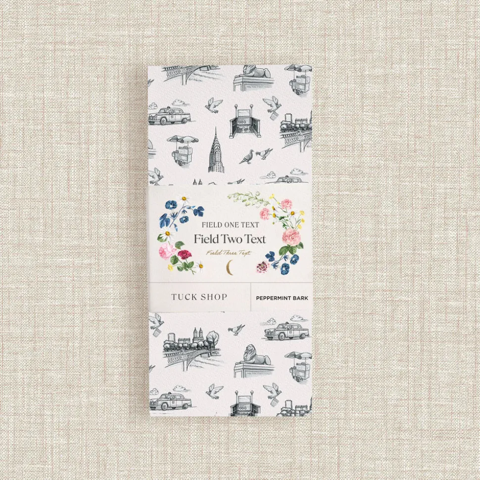 OTM Exclusive: Set of Personalized New York Peppermint Bark Bars