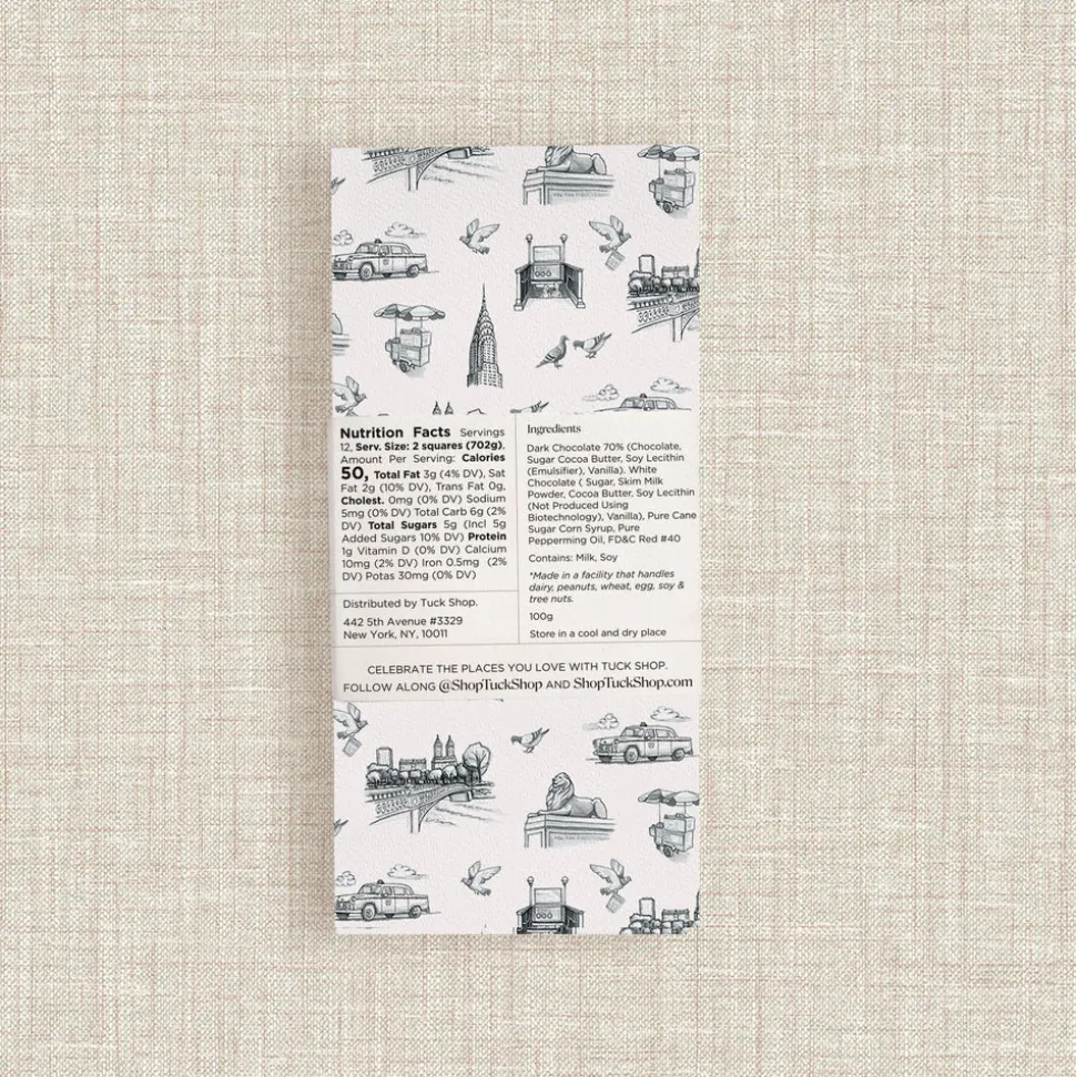 OTM Exclusive: Set of Personalized New York Peppermint Bark Bars