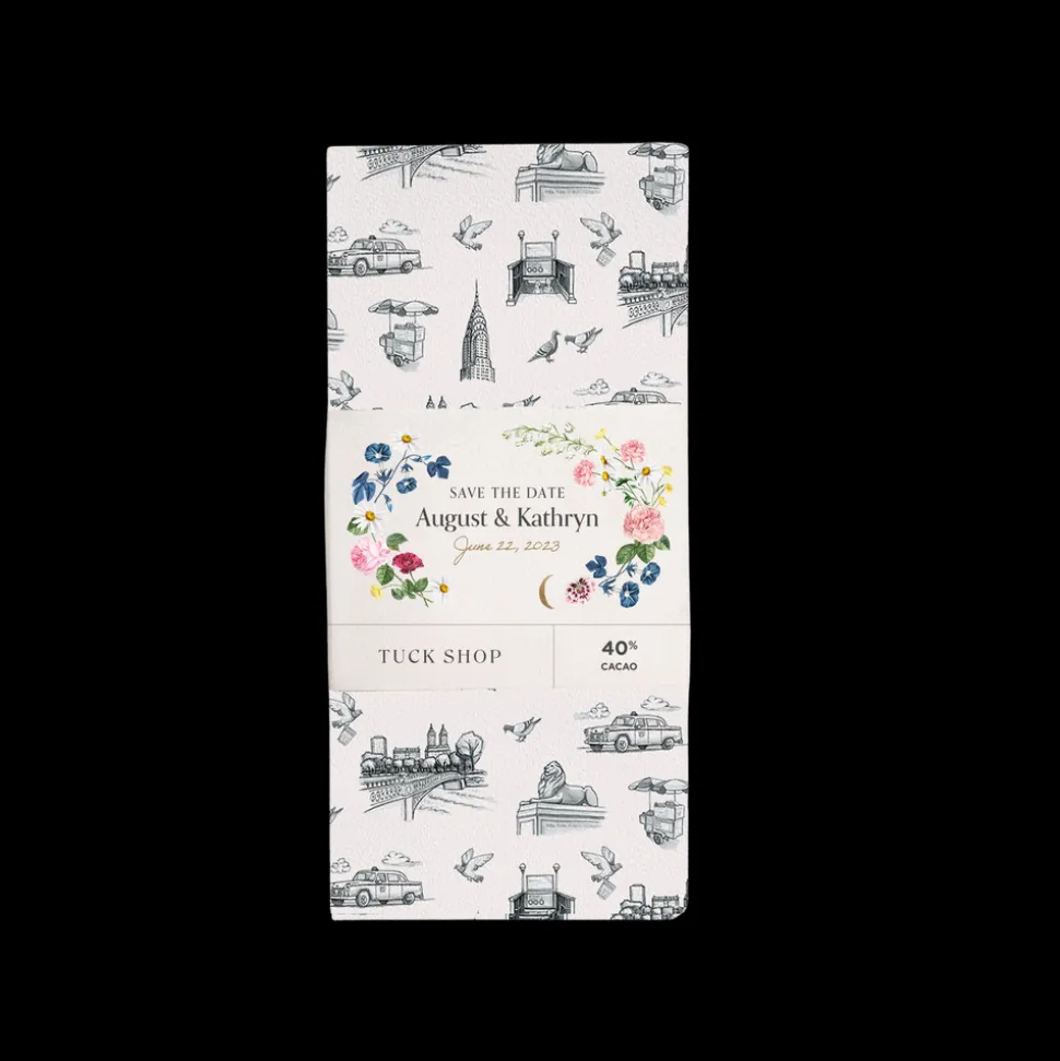 OTM Exclusive: Set of Personalized New York Milk Chocolate Bars