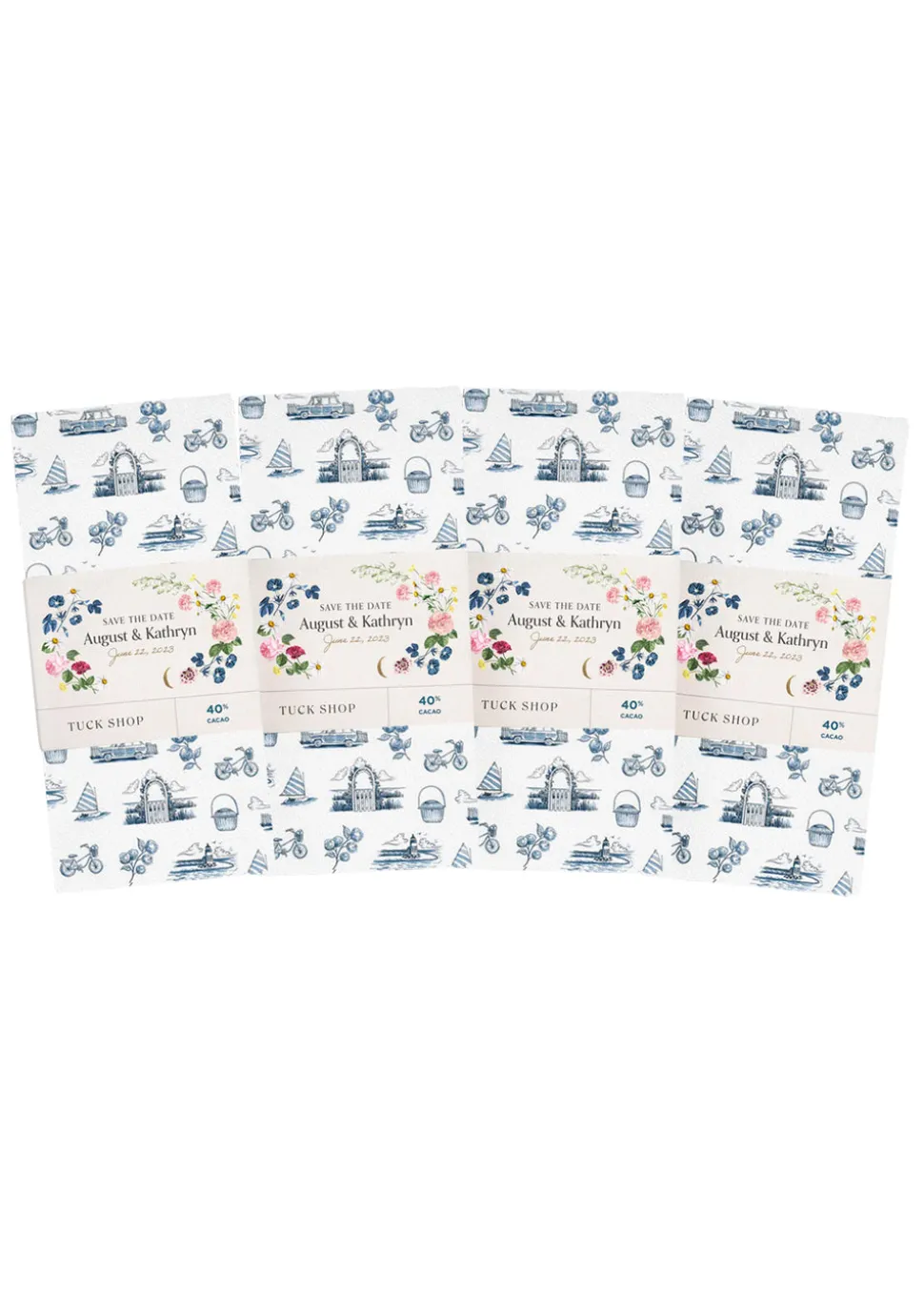 OTM Exclusive: Set of Personalized Nantucket Milk Chocolate Bars