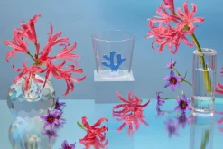 OTM Exclusive: Whimsical Tumbler Glasses in Blue, Set of 4