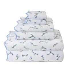 OTM For Kassatex: Floral Scallop Towel