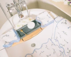 OTM For Kassatex: Floral Scallop Towel