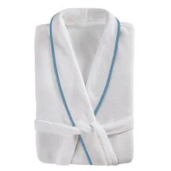 OTM For Kassatex: Turkish Plush Robe With Piping