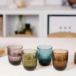 Ouessant Assorted Colored Tumblers, Set of 4