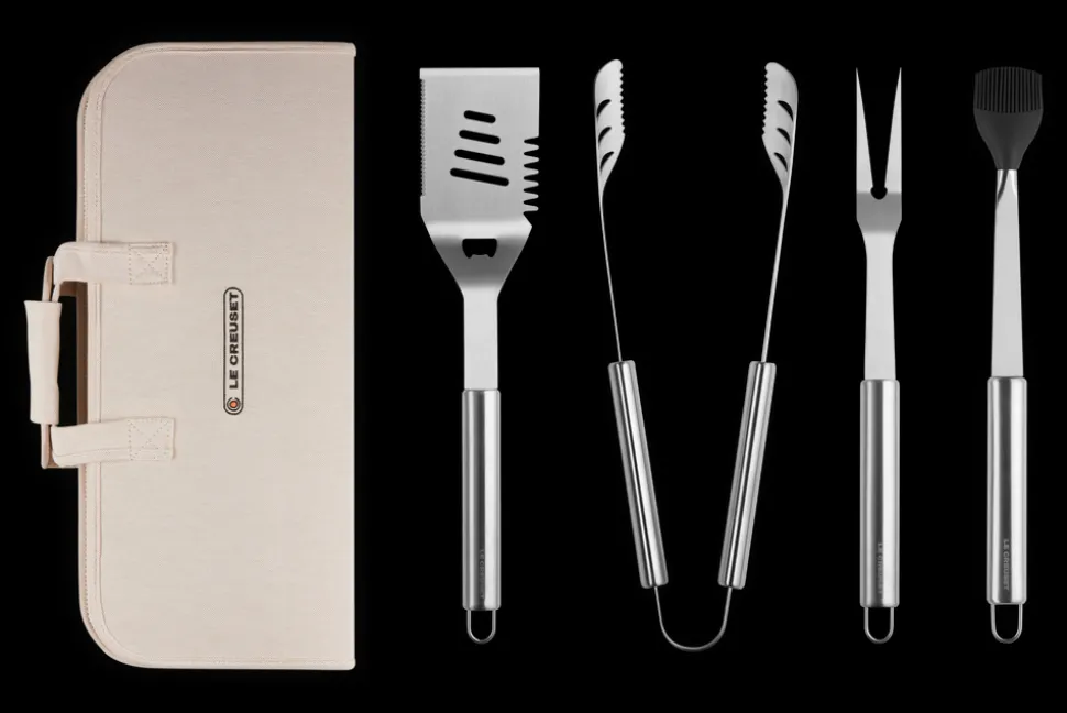 Outdoor Grilling Tools Carry Bag, Set of 4