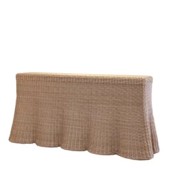 Outdoor Scallop Console 66"