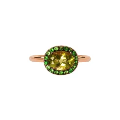 Oval Gem Ring