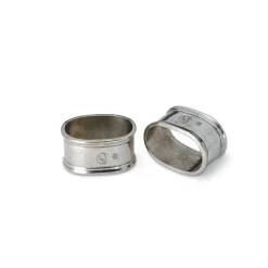 Oval Napkin Rings, Set of 2
