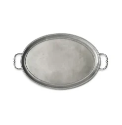 Oval Tray with Handles, Medium