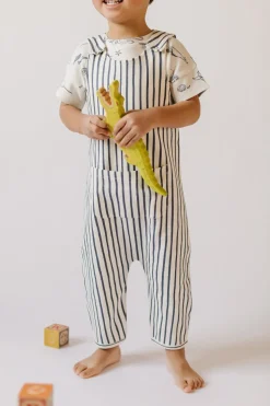 Overall in Stripes Away Ink Blue